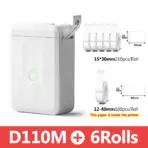 Niimbot D110 Smart Portable Label Printer Mini Pocket Thermal Sticker Maker Self-adhesive Label Papers For Office Home USE - Image 9