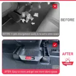 Rear Seat Storage Box for Tesla Model Y Juniper 2025 2026 Organizer Center Console Bins Backseat Trash Can Garbage Accessories - Image 3