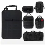 High Quality Multifunction 55*37CM 600D 6PCS In 1 Car Back Seat Tactical Hanging Storage Organizer - Image 5