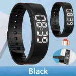 2026 Outdoor Smartwatch Sports Bracelet Vibration Alarm Clock Reminder Sleep Monitoring 24 Hours Pedometer Rechargeable Bracelet - Image 8
