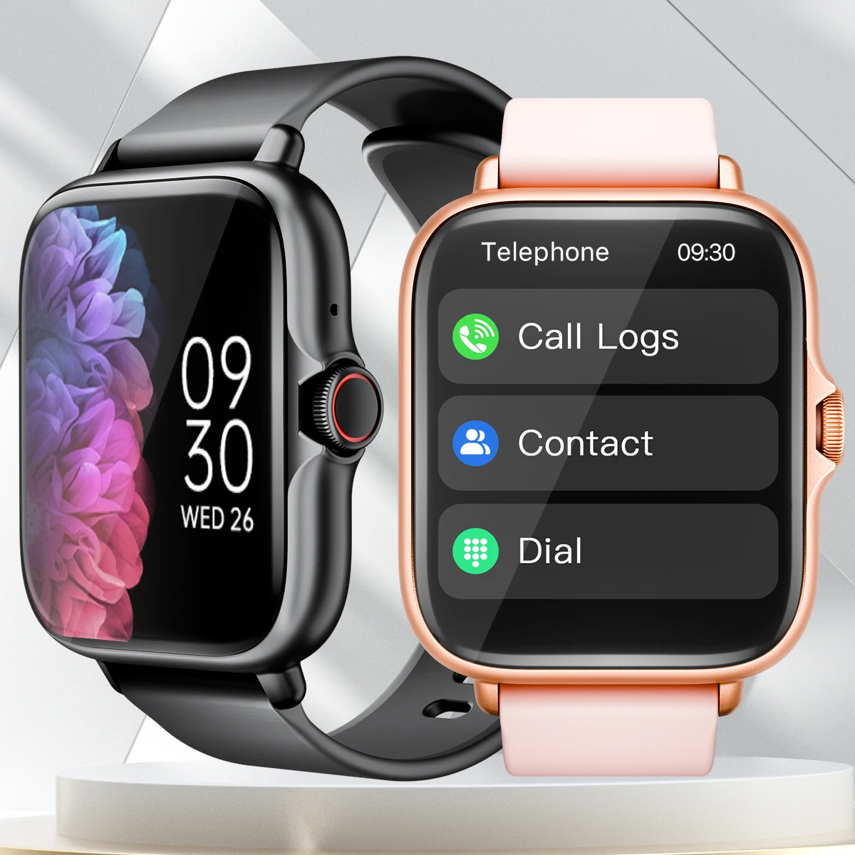 S824cf74920c74905874ddcdf769aa482f.webp 1.83'' Waterproof Smart Watch with Message Answer Call Sleep Monitoring Sports Pedometer Information Alerts For iPhone Android - Image 1