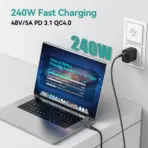 8K USB4 Type C Cable 40Gbps 240W PD3.1 QC4.0 For Samung Thunderbolt 4 Fast Charging Cable Thunderbolt3 USB C to C Data Transfer - Image 4