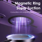 Aluminum Metal Frame Magnetic Case For iPhone 13 12 14 15 16 17 18 Pro Max For Magsafe Wireless Charging Lens Film PC Back Panel - Image 3