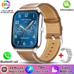 New For OPPO Ultra Thin Smart Watch Men AMOLED HD Screen Always Show Time Heart Rate Bluetooth Call Sports Waterproof Smartwatch - Image 9