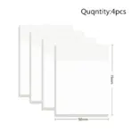 50 Sheets Transparent Sticky Note Pads Waterproof Self-Adhesive Memo Notepad School Office Supplies Stationery - Image 13