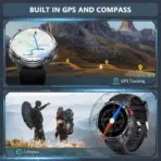 2026 New T-Rex3 Pro 1100mAh Battery Smart Watch GPS path 5ATM Waterproof Sports Run tracker Outdoors Compass Military Smartwatch - Image 2