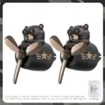 Odorless DIY perfume ornament airplane pilot bear car air freshener decoration accessories aroma vent clip fragrant diffuser men - Image 8