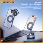 HOMEFISH K007 Magnetic Phone Holder｜Three-axis Rotation For Free Adjustment｜A Convenient Choice For Multiple Scenarios. - Image 5