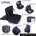 New Oxford Makeup Bag For Women Professional Large Capacity  Travel Cosmetic Case Waterproof Manicure Makeup Toolbox - Image 9