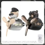 Odorless DIY perfume ornament airplane pilot bear car air freshener decoration accessories aroma vent clip fragrant diffuser men - Image 11