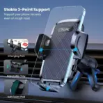 TOPK D36T Gravity Car Phone Holder Air Vent Clip Auto-Grip Mobile Stand Universal Support for iPhone 15 14 Samsung Xiaomi - Image 4