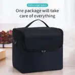 Large Makeup Carrying Train Case for Women, Travel Bag Storage Box,4 Tier Professional Nail Organizer Case with Adjustable - Image 4