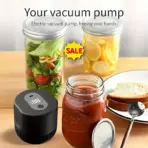 Automatic electric Mason jar vacuum sealer, one-button operation, leak-proof sealing, portable food preservation equipment, suit - Image 4