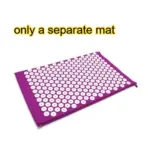 Acupressure Mat Massage Mat Pillow Set Applicator for Neck Foot Yoga Mat with Needle Back Cushion - Image 10