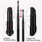 For Insta360 X6 X5 X4 X3 Invisible Selfie Stick Extended Selfie Stick for GoPro 13 12 DJI Action 6 5 4 Camera Aluminum Stand - Image 4