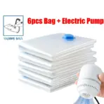 Vacuum Bag With Valve or Pump for Clothes Storing Large Plastic Compression Empty Bag Travel Accessories Storage Container - Image 9