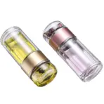 420ML Tea Cup Easy To Clean Glass Tea Cup with Double Layer Tea Infuser Tea Infuser Water Cup Suitable for Office Outdoor Travel - Image 9
