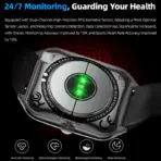 New For OPPO Ultra Thin Smart Watch Men AMOLED HD Screen Always Show Time Heart Rate Bluetooth Call Sports Waterproof Smartwatch - Image 4