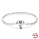 Bracelet Silver 925 Original 17-20CM Star Moon Sun Four Leaf Clover Green Zircon Bracelets Fit DIY Charms Birthday Jewelry Gifts - Image 52