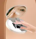 Multifunctional Makeup Mirror, LED & UV Visual Function, Portable Sunscreen Detector - Image 3