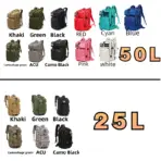 25L/50L Sturdy Nylon Waterproof Tactical Sports Trekking Fishing Hunting Camping Hiking Bag Backpack Outdoor Rucksacks - Image 2