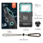 Multi-Functional, Durable, Waterproof, 15m/50ft, Universal 6.9 Inch Waterproof Phone Case, IP68, Professional Diving Photography - Image 9