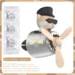 Odorless DIY perfume ornament airplane pilot bear car air freshener decoration accessories aroma vent clip fragrant diffuser men - Image 9