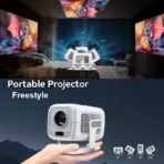 Huaweishi 4K Projector Android Native Portable 1080P 600ANSI Auto FocusVideo home Cinema Outdoor hd led Projetor - Image 4