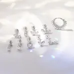 Aide Moissanite Diamond Stud Earrings for Women Orginal 925 Sterling Silver Screw Back Women Flat Back Moissanite Earring Jewel - Image 3