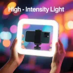 Handheld Ring LED Rechargeable Fill light Portable Mobile Phone Live Broadcast Photography Desktop Rabbit Cage Selfie Light