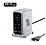240W GaN 6 IN 1 Fast Charging Station Digital Display PD3.1 PPS USB Type C Multi Port Charger for Laptops Smartphones - Image 8
