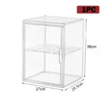 New Large Capacity Storage Box Organizer for Figures Acrylic Box Clear Blind Box Showcase Makeup Organizer for Bag - Image 11