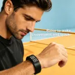 LED Digital Alarm Clock Watch Adjustable Snooze-proof Alarm Bracelet with Running Pedometer Waterproof Vibrating Alarm HT30 - Image 5