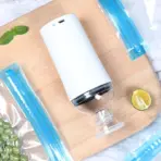 Reusable Vacuum Food Storage Zipper Bags Set Electric Handheld Vacuum Sealer Pump Sous Vide Bags USB Rechargeable BPA Free - Image 5