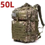 25L/50L Sturdy Nylon Waterproof Tactical Sports Trekking Fishing Hunting Camping Hiking Bag Backpack Outdoor Rucksacks - Image 10