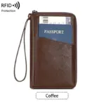 Anti theft RFID shielded passport clip travel wallet waterproof PU ticket storage bag multifunctional passport wallet - Image 13