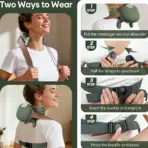 Wireless Neck Cervical Trapezius Kneading Massage Shawl 4D Bionic Finger Neck Shoulder Massager Brushless Motor Neck Masajeador - Image 6