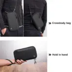 Travel Wallet Passport Card Holder Crossbody Shoulder Organizer Bag Abroad Ticket Document Protection Cover Hanging Neck Pouch - Image 6
