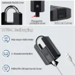 BBDHOME Smart Padlock TTlock App Control Fingerprint Keyless Waterproof IP67 Outdoor Biometric Tough Suitable Gym High Quality - Image 5