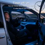 Car Interior Symphony LED Ambient Light Acrylic Kit APP Control Multiple Modes RGB Neon Automobile Atmosphere Decorative Lamp - Image 5