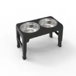 BOOTEELY Elevated Dog Feeder Bowls Adjustable Raised Stand with Double Stainless Steel Food Water Bowls Small Medium Large Dogs - Image 6