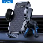 TOPK D36T Gravity Car Phone Holder Air Vent Clip Auto-Grip Mobile Stand Universal Support for iPhone 15 14 Samsung Xiaomi