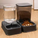 Automatic Cat and Dog Feeder with Drinker - Pet Food Bowl and Drinker Set,Smart Portion Control for Cat and Dog,Without Battery - Image 2