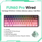 Akko MonsGeek FUN60 Mechanical Keyboard Magnetic Switch 60% Gaming Keyboards Rapid Trigger 0.01mm 8K ARGB HE/TMR Custom Keyboard - Image 14