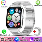 New For OPPO Ultra Thin Smart Watch Men AMOLED HD Screen Always Show Time Heart Rate Bluetooth Call Sports Waterproof Smartwatch - Image 13