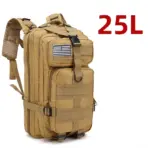 25L/50L Sturdy Nylon Waterproof Tactical Sports Trekking Fishing Hunting Camping Hiking Bag Backpack Outdoor Rucksacks - Image 21