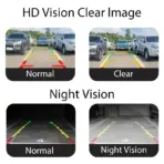 Universal AHD CVBS 170° Fisheye Car Rearview Camera, HD Night Vision Waterproof Reverse Backup Lens with Korean-Style Screw - Image 4