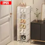 Multiple Layers Shoe Organizer Use At the Door Shoe Rack Organizer Nonwovenfabric Rack Stackable Shelf Adjustable Saving Space - Image 23