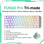 Akko MonsGeek FUN60 Mechanical Keyboard Magnetic Switch 60% Gaming Keyboards Rapid Trigger 0.01mm 8K ARGB HE/TMR Custom Keyboard - Image 17
