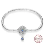 Bracelet Silver 925 Original 17-20CM Star Moon Sun Four Leaf Clover Green Zircon Bracelets Fit DIY Charms Birthday Jewelry Gifts - Image 21